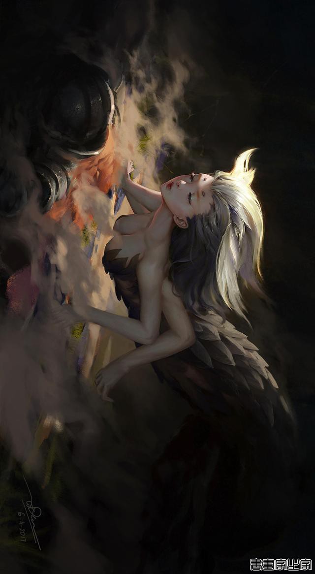 画风唯美，人物灵气十足，五官精致的女性动漫同人、墨笔插画欣赏-31.jpg