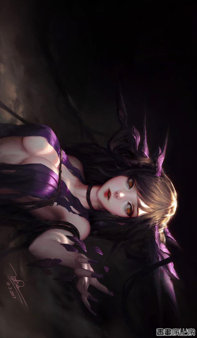 画风唯美，人物灵气十足，五官精致的女性动漫同人、墨笔插画欣赏-32.jpg