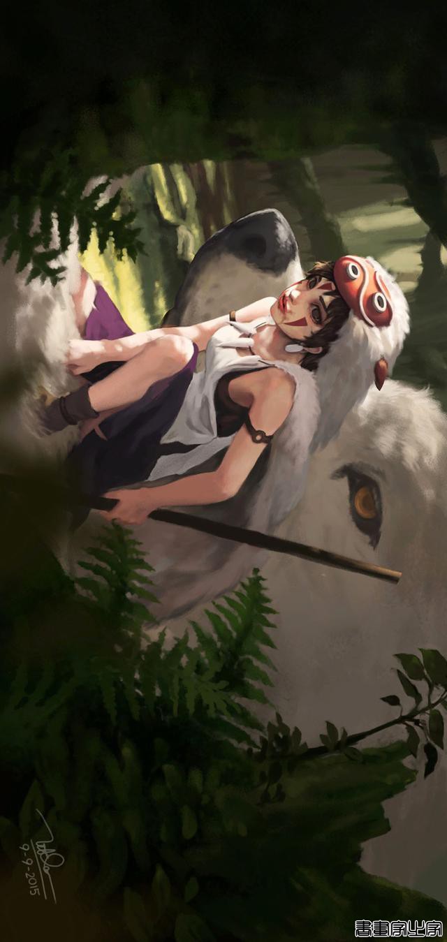 画风唯美，人物灵气十足，五官精致的女性动漫同人、墨笔插画欣赏-38.jpg