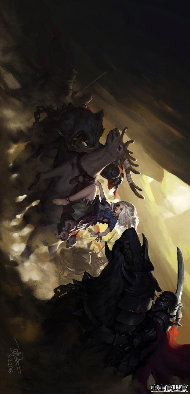 画风唯美，人物灵气十足，五官精致的女性动漫同人、墨笔插画欣赏-47.jpg
