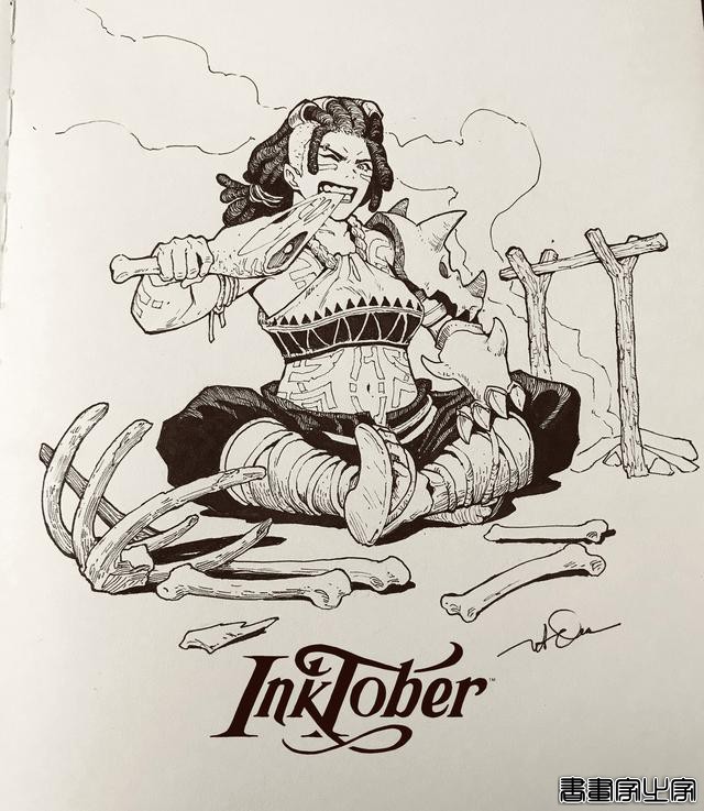 画风唯美，人物灵气十足，五官精致的女性动漫同人、墨笔插画欣赏-55.jpg