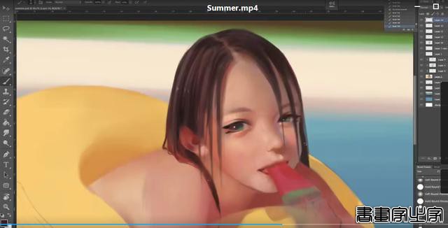 用PS还能画出恋爱般的插画效果，送你60集PS人像插画教程+作品集-13.jpg
