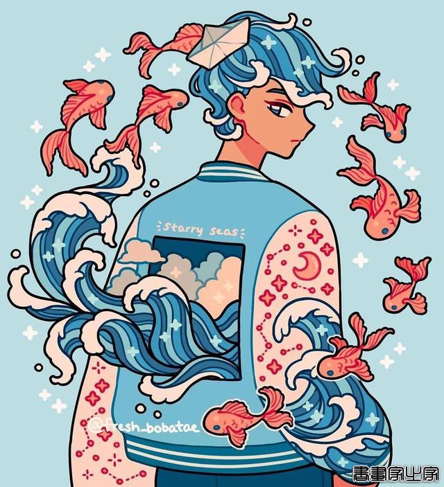 插画分享｜可爱适合当手帐的图案-9.jpg