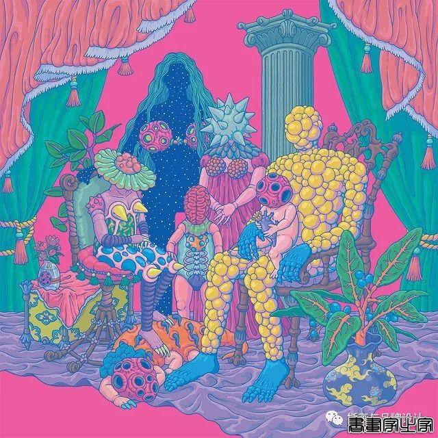 插画丨惊叹了视觉的超现实景观插画，从宏观到微观以超梦幻的形式展现生命的形式-10.jpg