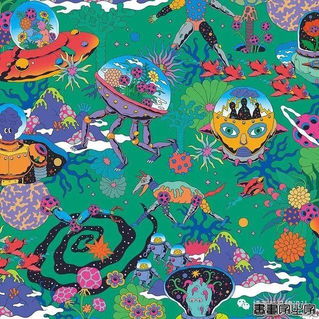 插画丨惊叹了视觉的超现实景观插画，从宏观到微观以超梦幻的形式展现生命的形式-20.jpg