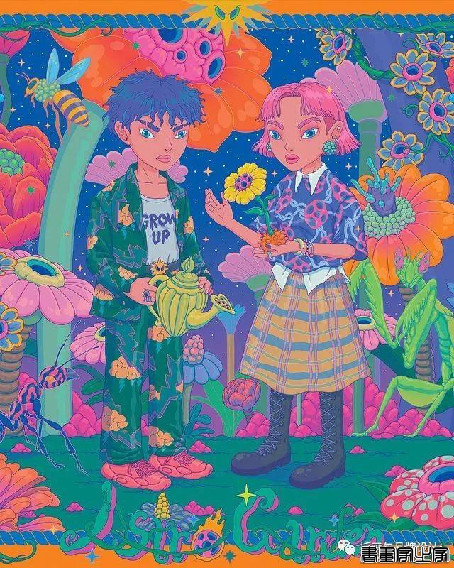 插画丨惊叹了视觉的超现实景观插画，从宏观到微观以超梦幻的形式展现生命的形式-18.jpg
