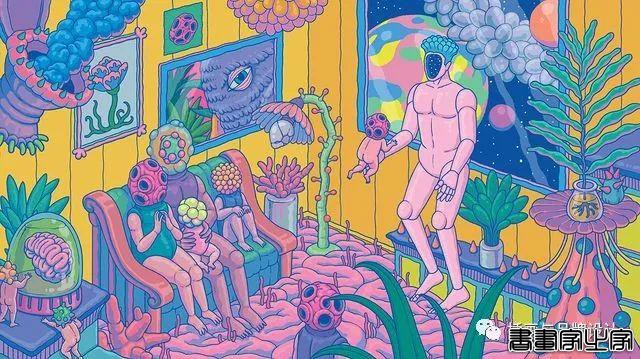 插画丨惊叹了视觉的超现实景观插画，从宏观到微观以超梦幻的形式展现生命的形式-52.jpg