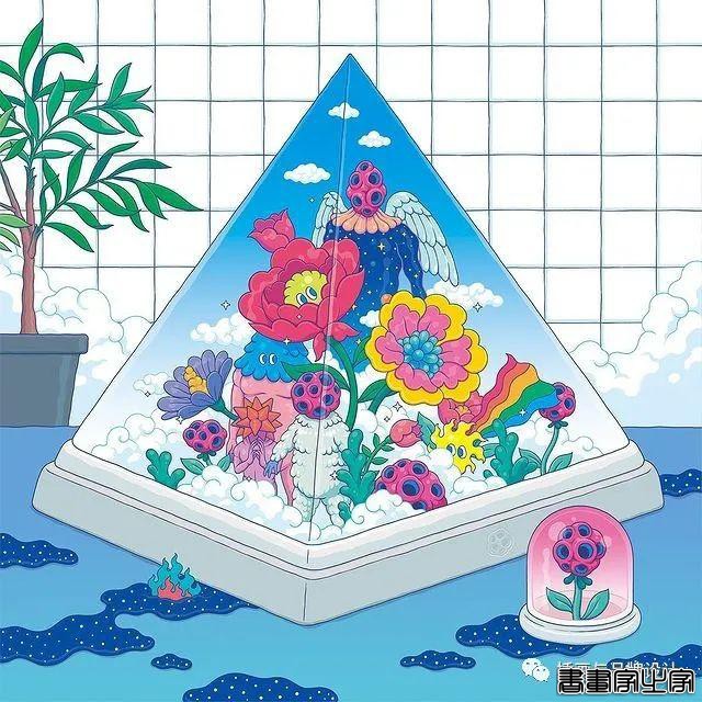 插画丨惊叹了视觉的超现实景观插画，从宏观到微观以超梦幻的形式展现生命的形式-49.jpg