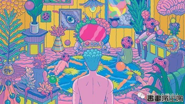插画丨惊叹了视觉的超现实景观插画，从宏观到微观以超梦幻的形式展现生命的形式-54.jpg