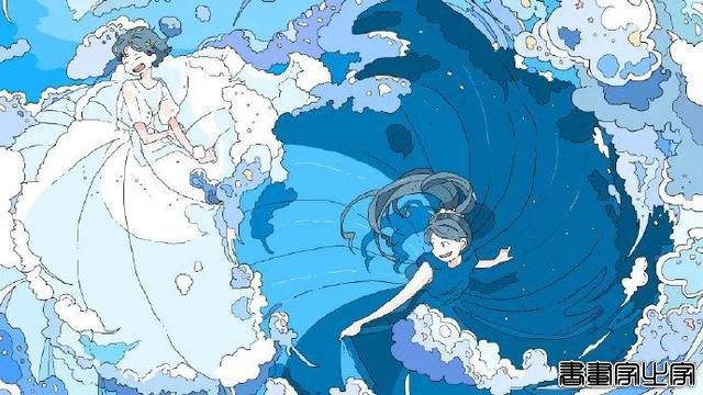 插画师ならの笔下的蓝色世界-6.jpg