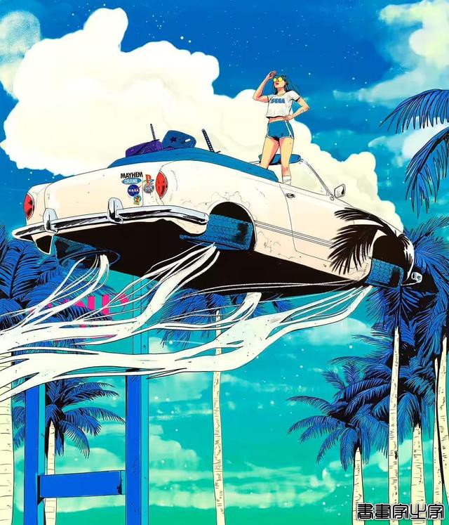 个性鲜明的酷Girl插画，装扮有没有很赛博朋克呢-6.jpg