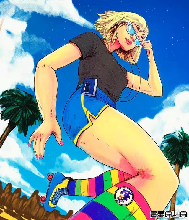 个性鲜明的酷Girl插画，装扮有没有很赛博朋克呢-10.jpg