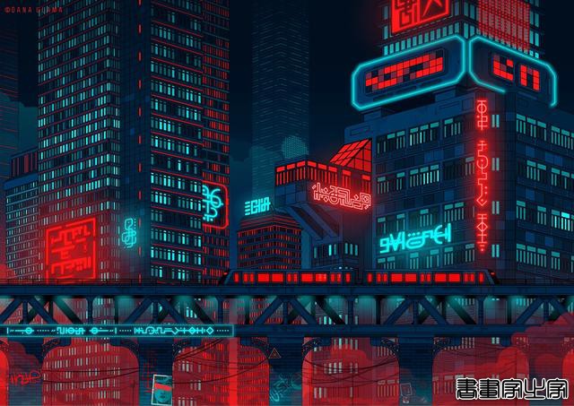 Dana Ulama赛博朋克风格插画作品-7.jpg