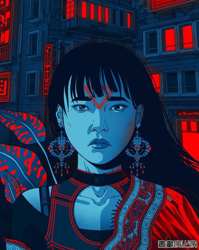 Dana Ulama赛博朋克风格插画作品-5.jpg
