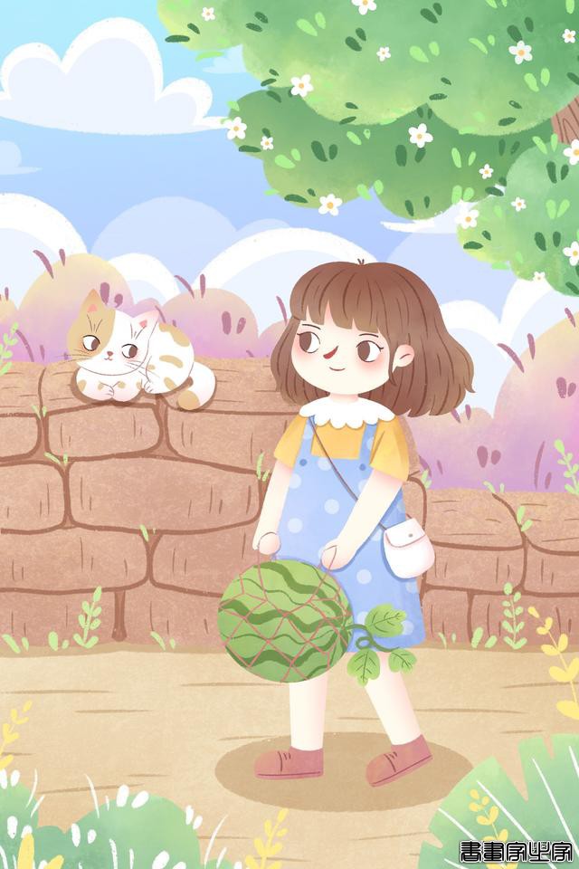 12张美得像壁纸的夏日插画，让人忍不住想永远住在盛夏-5.jpg