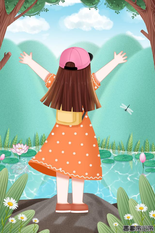 12张美得像壁纸的夏日插画，让人忍不住想永远住在盛夏-9.jpg