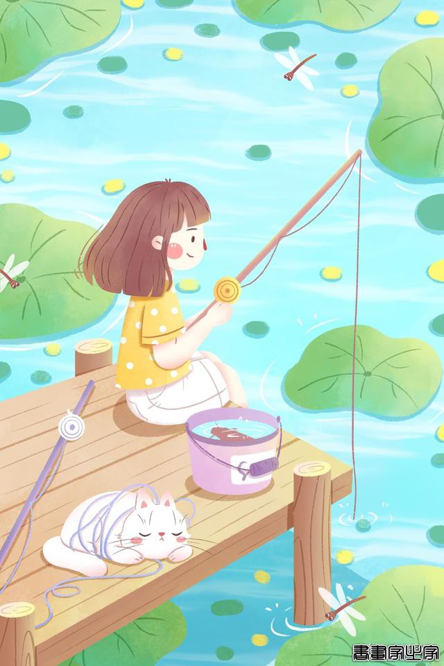 12张美得像壁纸的夏日插画，让人忍不住想永远住在盛夏-11.jpg