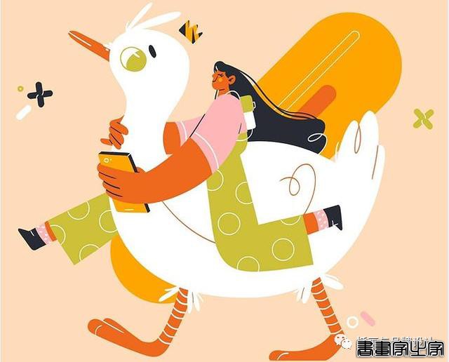 插画丨天马行空的想象，充满流动性的扁平矢量插画-49.jpg