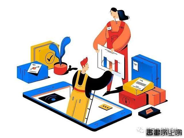 插画丨天马行空的想象，充满流动性的扁平矢量插画-55.jpg