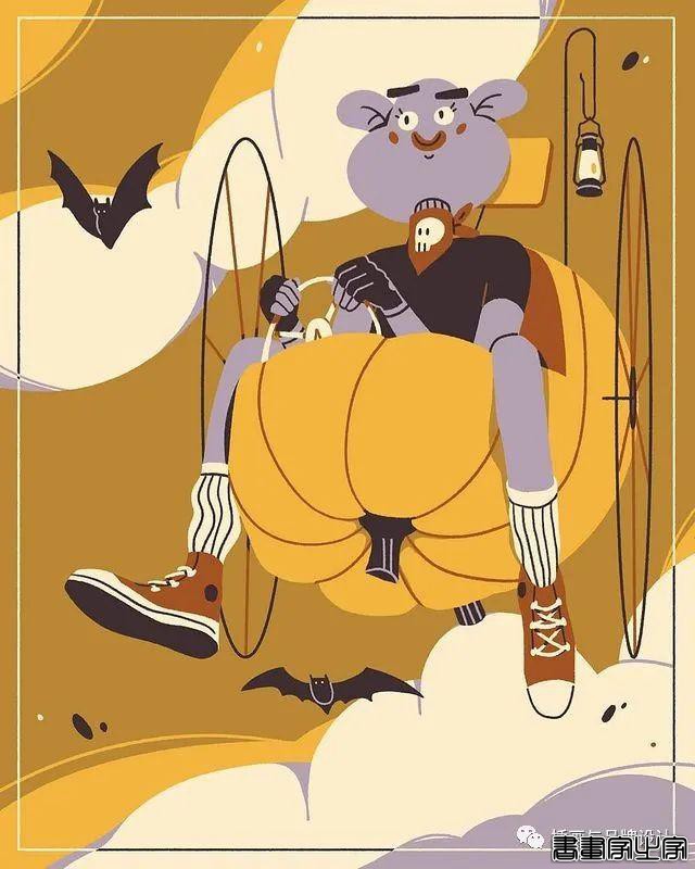 插画丨天马行空的想象，充满流动性的扁平矢量插画-58.jpg