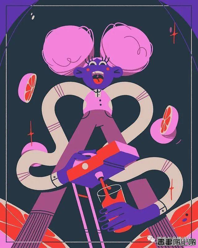 插画丨天马行空的想象，充满流动性的扁平矢量插画-59.jpg