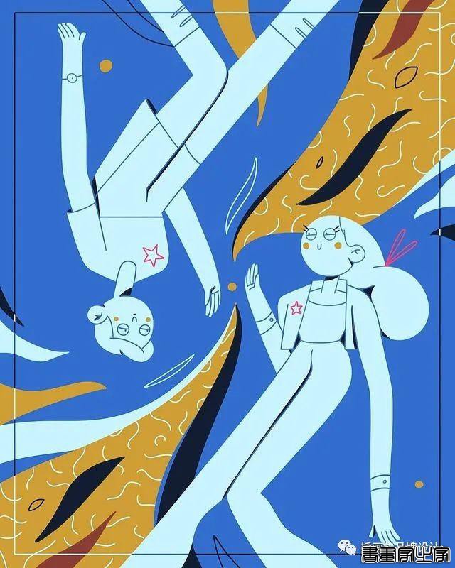 插画丨天马行空的想象，充满流动性的扁平矢量插画-60.jpg