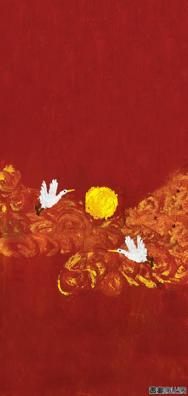 好看的油画风景插画壁纸，这色彩搭配绝了-14.jpg