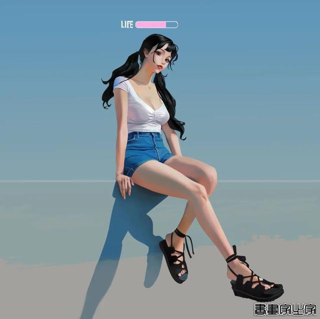 他把前任画成插画，淑女妖精全都有，网友说：牛逼的艺术家-9.jpg