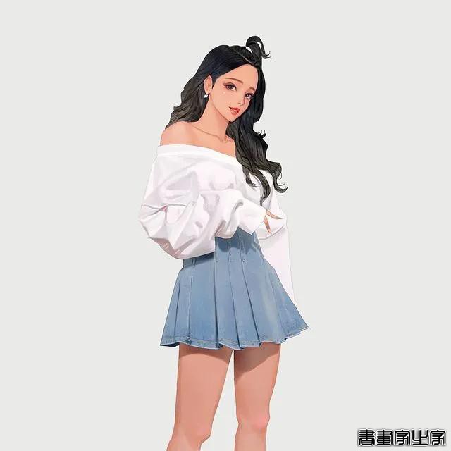 他把前任画成插画，淑女妖精全都有，网友说：牛逼的艺术家-19.jpg