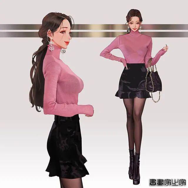 他把前任画成插画，淑女妖精全都有，网友说：牛逼的艺术家-28.jpg