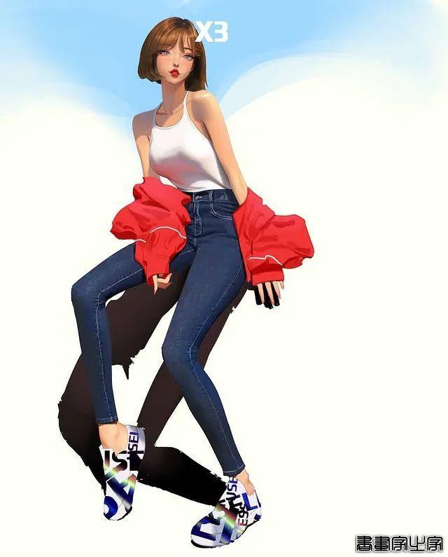 他把前任画成插画，淑女妖精全都有，网友说：牛逼的艺术家-31.jpg