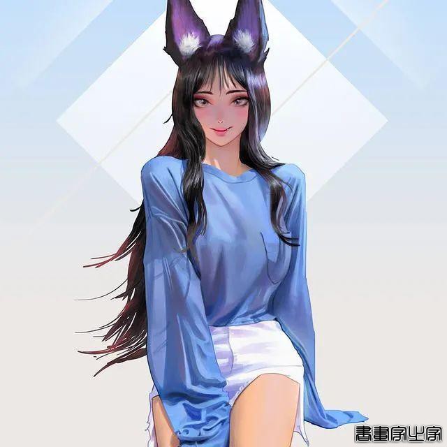 他把前任画成插画，淑女妖精全都有，网友说：牛逼的艺术家-34.jpg