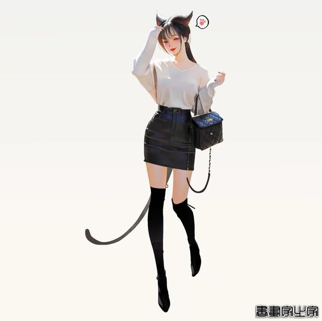 他把前任画成插画，淑女妖精全都有，网友说：牛逼的艺术家-42.jpg
