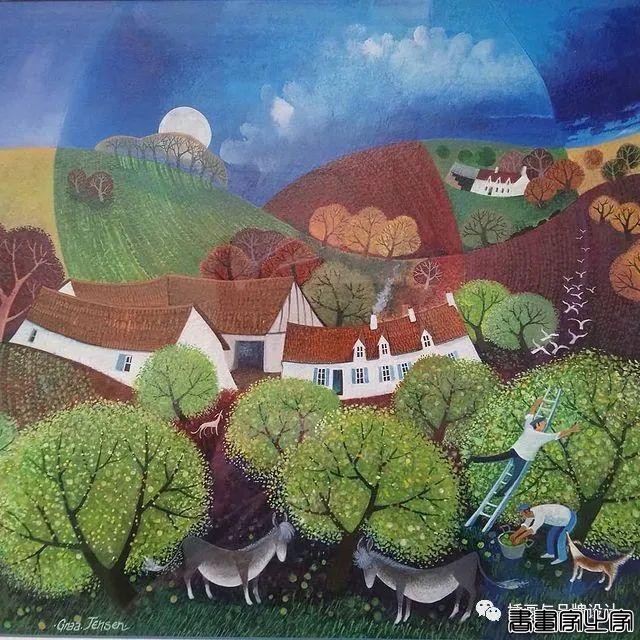 插画丨色彩缤纷明快，富有层次感的童趣画面，将自然美景与人物动物生动搭配-21.jpg
