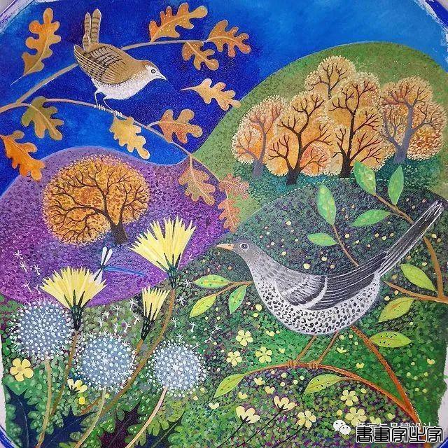 插画丨色彩缤纷明快，富有层次感的童趣画面，将自然美景与人物动物生动搭配-22.jpg