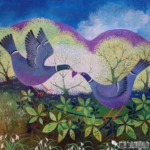 插画丨色彩缤纷明快，富有层次感的童趣画面，将自然美景与人物动物生动搭配-24.jpg