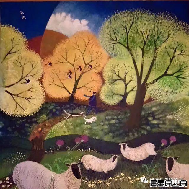 插画丨色彩缤纷明快，富有层次感的童趣画面，将自然美景与人物动物生动搭配-23.jpg