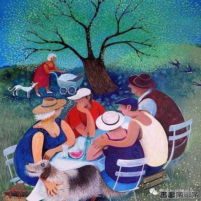 插画丨色彩缤纷明快，富有层次感的童趣画面，将自然美景与人物动物生动搭配-26.jpg