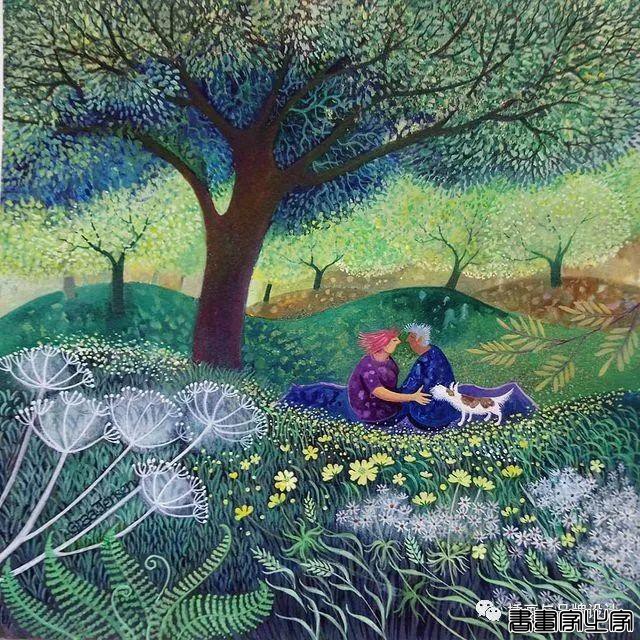 插画丨色彩缤纷明快，富有层次感的童趣画面，将自然美景与人物动物生动搭配-32.jpg