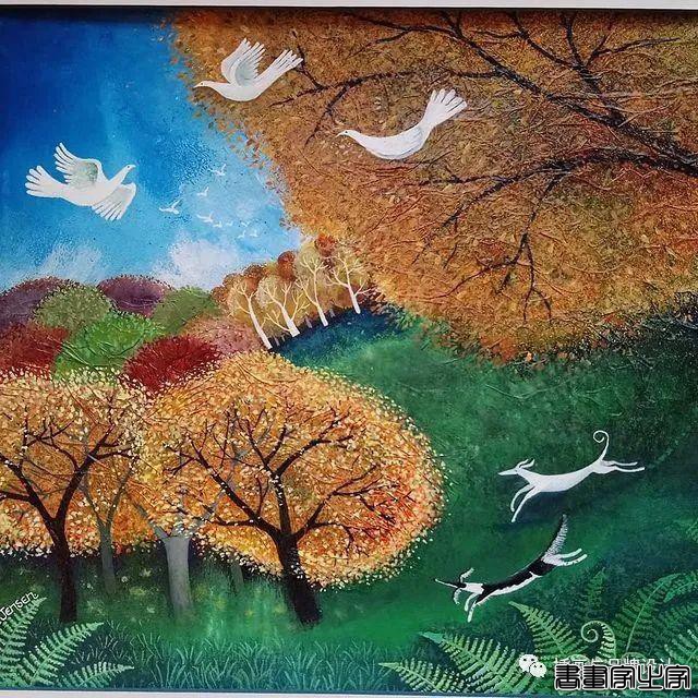 插画丨色彩缤纷明快，富有层次感的童趣画面，将自然美景与人物动物生动搭配-43.jpg