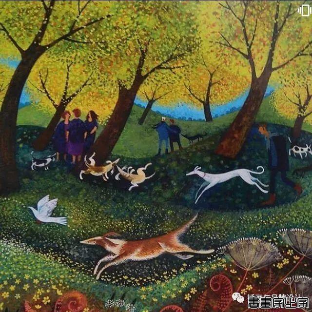 插画丨色彩缤纷明快，富有层次感的童趣画面，将自然美景与人物动物生动搭配-41.jpg