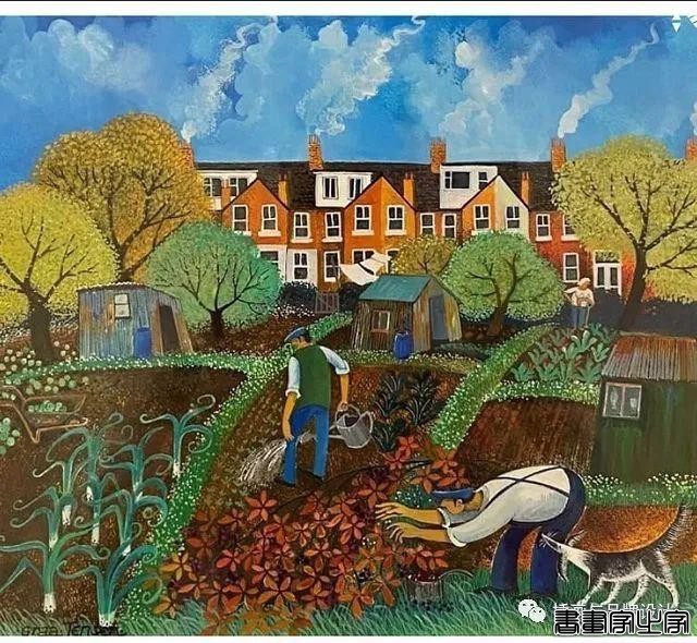 插画丨色彩缤纷明快，富有层次感的童趣画面，将自然美景与人物动物生动搭配-45.jpg