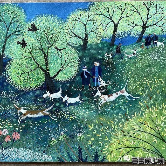 插画丨色彩缤纷明快，富有层次感的童趣画面，将自然美景与人物动物生动搭配-63.jpg
