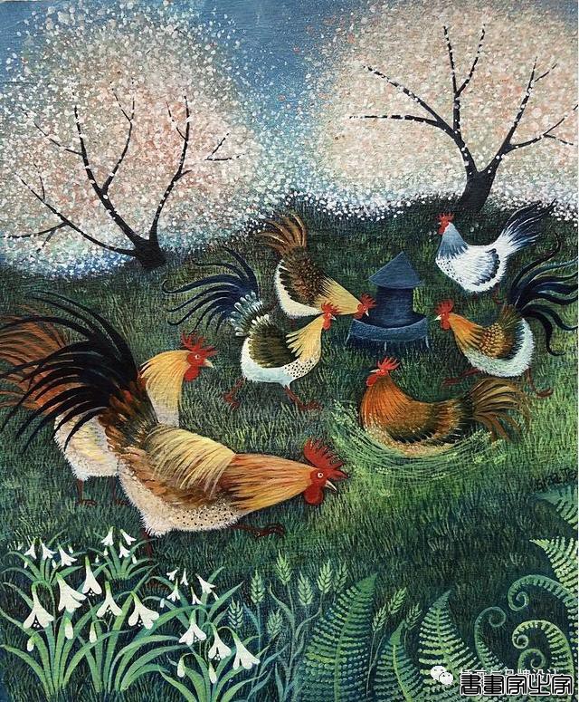 插画丨色彩缤纷明快，富有层次感的童趣画面，将自然美景与人物动物生动搭配-79.jpg