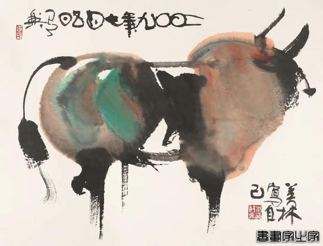 插画丨牛年来了，看韩美林画笔下的牛-14.jpg