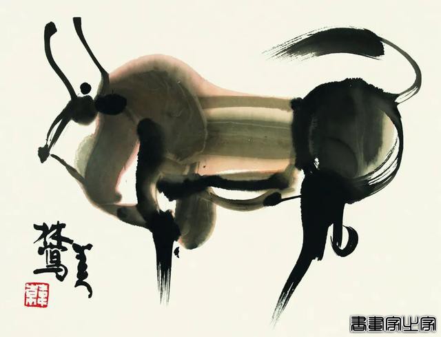 插画丨牛年来了，看韩美林画笔下的牛-24.jpg