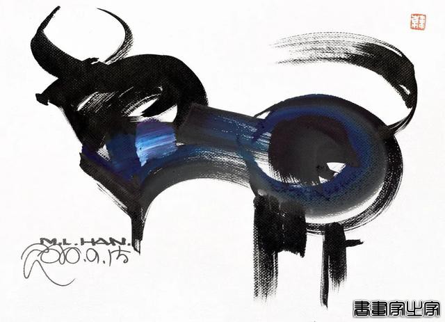 插画丨牛年来了，看韩美林画笔下的牛-33.jpg