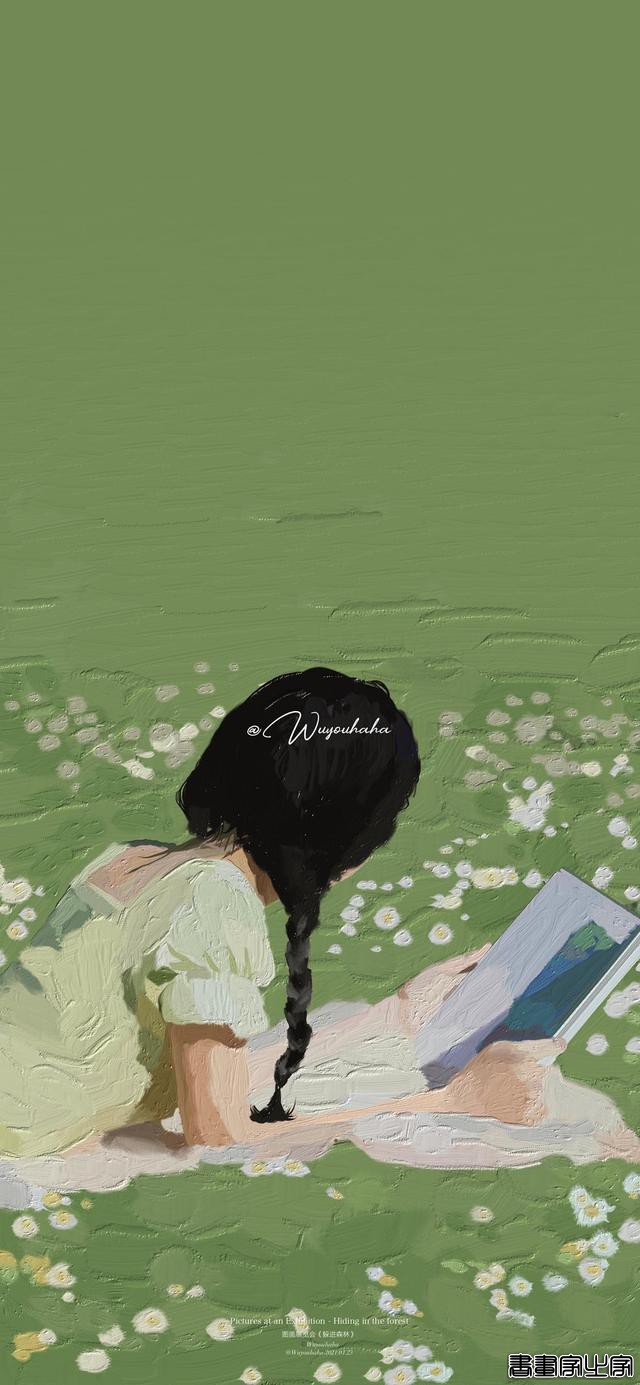 超级超级温柔的油画风插画壁纸，太治愈了-13.jpg