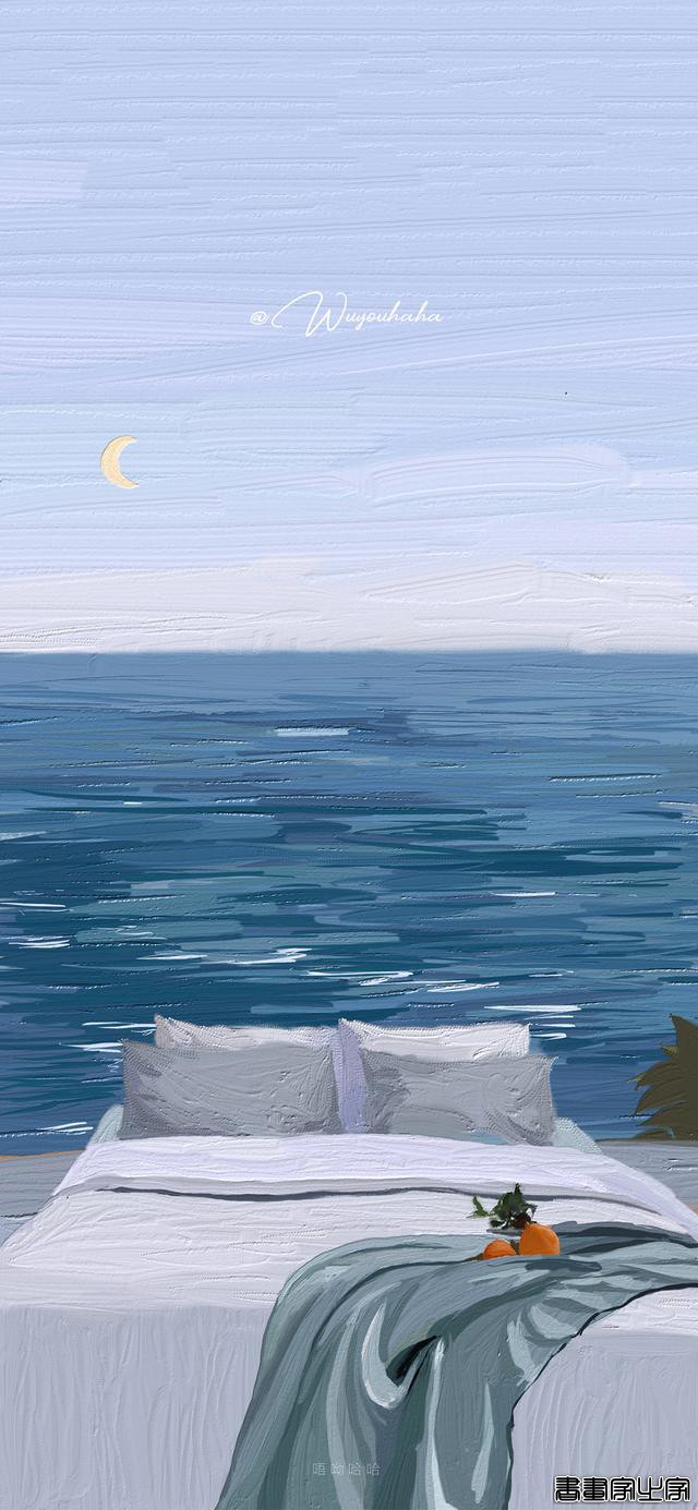超级超级温柔的油画风插画壁纸，太治愈了-15.jpg