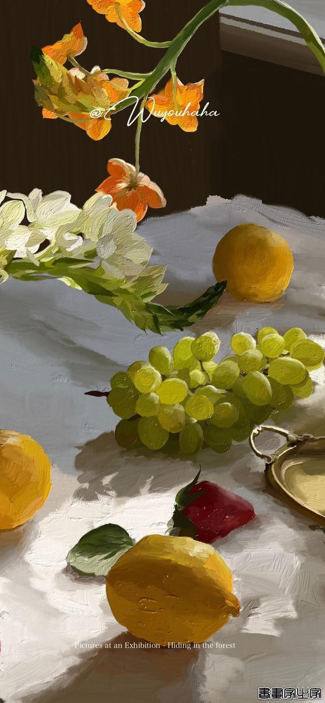 超级超级温柔的油画风插画壁纸，太治愈了-17.jpg